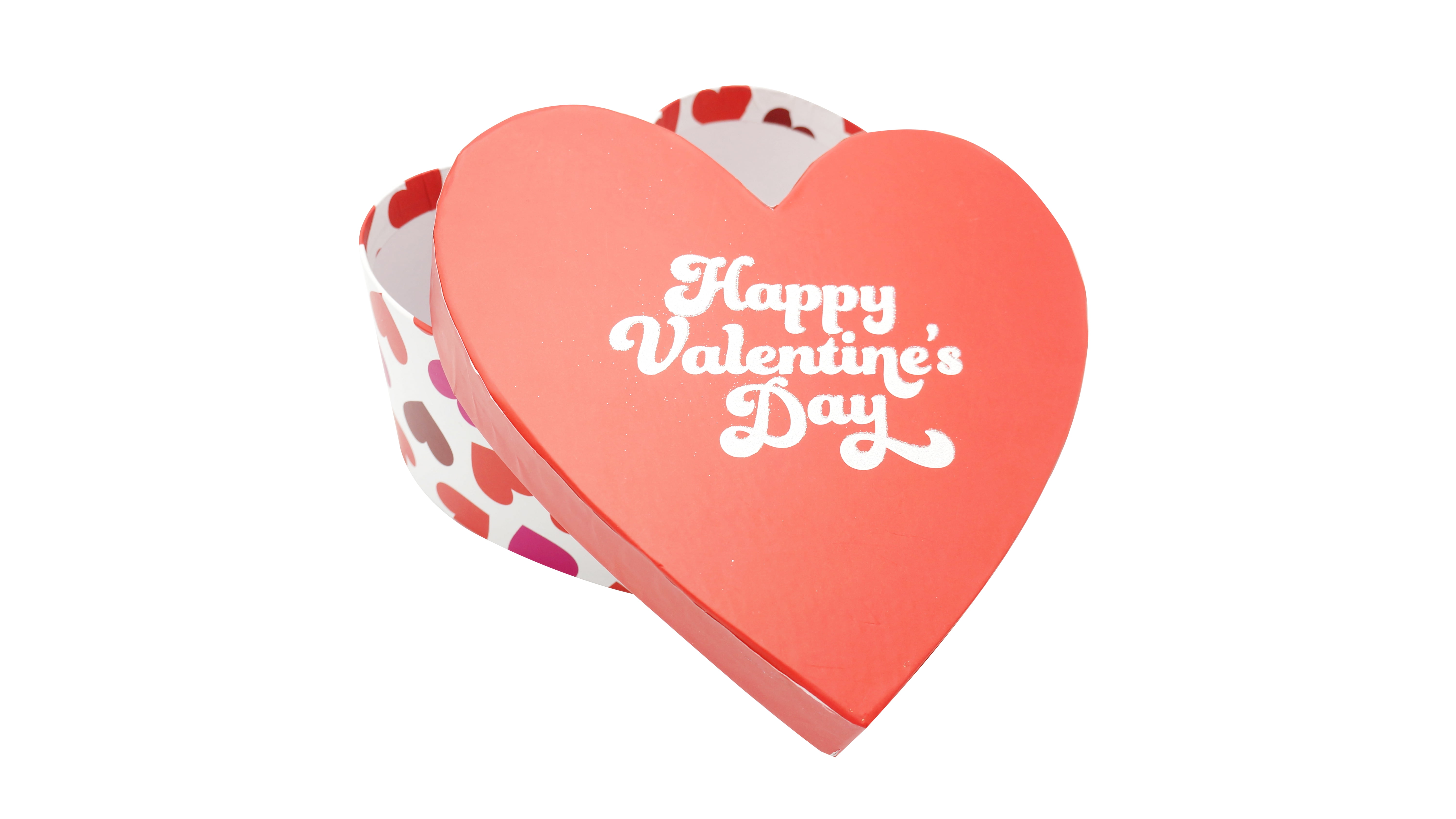 WAY TO CELEBRATE!Happy Valentine's Day Heart Toss Heart-Shaped Gift Box