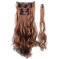 thumbnail image 2 of SAYFUT 17"-24" Curly Clip in Synthetic Hair Extensions, Style T8-C, Full Head 8 Pieces 18 Clips, 140g-145g, 2 of 5
