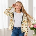 thumbnail image 5 of chaqlin Horse Zip up Hoodies for Girls 8-10 Years Old Fall Long Sleeve Sweatshirts Boys Full Zip Hooded Jacket Soft Drop Shoulder Cardigan with Kangaroo Pocket, 5 of 7