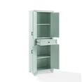 thumbnail image 3 of Crosley Furniture Tara Kitchen Storage Pantry in Distressed Seafoam Blue, 3 of 14
