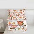 thumbnail image 5 of Erosebridal Cute Capybaras Full Size Comforter Sets 3 Pieces For Teens,Funny Food Bubble Tea Hamburger Dessert Animal Bedding Sets For Kids Boy Girls,Ultra Soft Home Decor, 5 of 7
