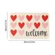 thumbnail image 3 of Valentines's Day Heart-shaped Entrance Mat Romantic Welcome Doormat Non-slipss Rug Suitable For Bathroom And Home Front Door Decoration 23.6x15.7 Inches, 3 of 6