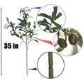 thumbnail image 3 of 6PCS Olive Branches Artificial Plants Greenery Stems Olive Leaves Fake Fruits Silk Plants,35in, 3 of 7