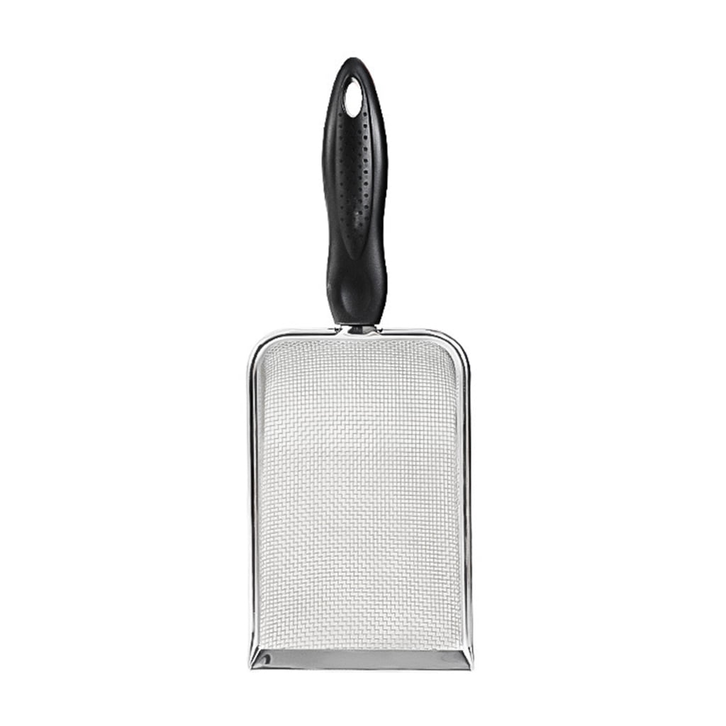 Stainless Steel Reptile Sand Substrate Scoops Shovel Fine Mesh Sifter