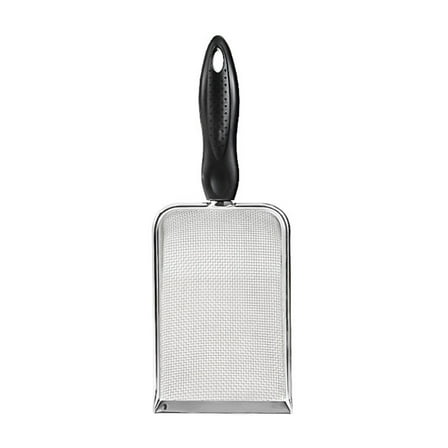 Stainless Steel Reptile Sand Substrate Shovel Fine Mesh Sifter for Bedding