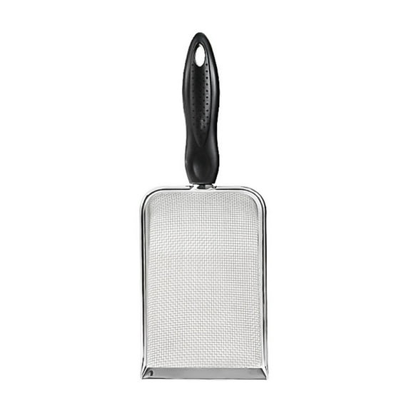 Stainless Steel Reptile Sand Substrate Shovel Fine Mesh Sifter for Bedding