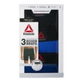 thumbnail image 3 of Reebok Men’s Featherweight Performance Boxer Briefs Extended Length Underwear, 7.5-Inch, 3-Pack, 3 of 11