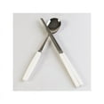 thumbnail image 5 of (Set of 2) Modern Style Premium Stainless Steel Spoon & Chopstick Set, Made in Korea (White), 5 of 7