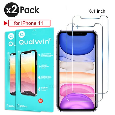 2 Pack Screen Protector for iPhone 11/iPhone XR /iPhone 12/iPhone 13 6.1 Inch 2 Pack Tempered Glass Anti Scratch Advanced HD Clarity