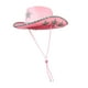 thumbnail image 5 of Sombrero de vaquero Sombrero de fiesta Accesorio nupcial elegante Sombrero de de estilo occidental Sombrero de jazz de caballero para viajes rosa, 5 of 8