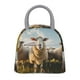 thumbnail image 1 of Fotbe Cute Prairie Sheep Herd Bolsa de Almuerzo con Estampado, Lonchera Aislada, Contenedor de Comida Reutilizable Tipo Cooler a Prueba de Fugas, 1 of 6