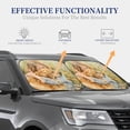 thumbnail image 4 of Vsdgher Girl Hugging Dog Flowers Print Car Windshield Sun Shade, Reflective Sunshade Window Sunshade Sun Visor Protector Fit for Cars,Trucks,SUVs-Large, 4 of 6