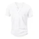 thumbnail image 1 of Playera Henley Casual Moda Manga Corta Para Hombre Algodón, 1 of 7