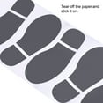 thumbnail image 5 of Unique Bargains Footprint Sticker Shoes Decal Sign for Class Decor Dark Gray 8x3.3", 5 of 6