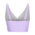 thumbnail image 7 of Wyobmus Womens Bikini Tops Cropped Tankini Tops Beach Padded Knot Twist Cut Out Adjustable Straps Tankini Swimsuit A-Purple, 7 of 7