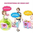 Gizmovine Ice Cream Toy Pretend Food Truck Toy Play Set Ice Cream Cart