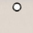 thumbnail image 6 of Eclipse Hadley 100% Blackout Curtain Panel, Linen Blend Grommet Window Curtain, 1 Panel, 50 In Wide x 95 In Long, Ivory, 6 of 9