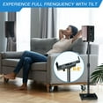 1 Pair Universal Speaker Stands for Satellite Speakers & Bookshelf