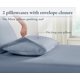 thumbnail image 4 of Fundas de almohada California Design Den 100% algodón orgánico King, 4 of 9
