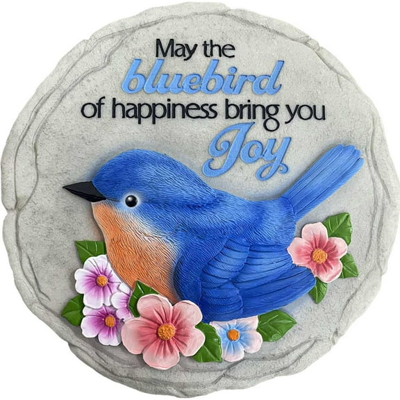 BLUEBIRD STEPPING STONE / DECORATIVE WALL PLAQUE