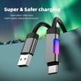 thumbnail image 5 of Cable de Carga Rápida RGB 2m 120W 6A USB A Cable de Carga de Tipo C con Luz Ambiental RGB USB A Tipo C, 5 of 5