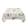 thumbnail image 3 of YFYANG Square Polyester Table Cloth, 60" x 60" Reusable Table Cover Kitchen Dining Room Line Floral Texture Decorative Tablecloths for Tables of 2-4 People, 3 of 8