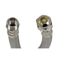 thumbnail image 4 of Fluidmaster B2H18 Braided Stainless Steel Water Heater Connector 18", 4 of 5