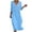 Blue, variant on QQZ Women's Summer Casual Dress Gradual Sleeveless Neck V-Neck Long Dress