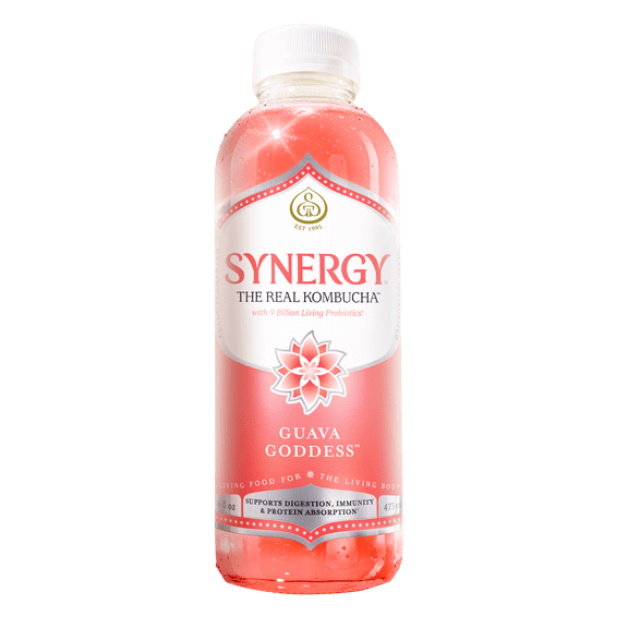 Synergy The Real Kombucha Guava Goddess, 16 fl oz
