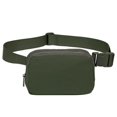 thumbnail image 1 of Riñonera de nailon impermeable para el pecho, para deportes al aire libre, correr, riñonera cruzada para hombres y mujeres, 1 of 4