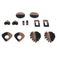 thumbnail image 4 of Pendientes De Resina De Madera, Colgantes De Madera De Resina De Mano De Obra Fina Respetuosa Con El Medio Ambiente, Hermosos Y Exquisitos Para Manualidades De Bricolaje Para ANGGREK Ocean Broad Surfboard Fins, 4 of 8