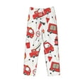 thumbnail image 4 of Bingfone Fire Truck Mens All Over Print Sleep Pajama Pants-Small, 4 of 9