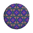 thumbnail image 2 of XMXY Traditional Aboriginal Floral Swirl Art Spare Tire Cover, Universal Waterproof Cover for Jeep RV Tire Wheel Protection, 14 inch, 2 of 7