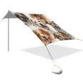 thumbnail image 3 of Portable Beach Tent Sun Shelter With Ground Pegs Water And Wind Resistant Sun Shade Canopy Angle Adjustable Dogs, 3 of 7