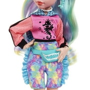Monster High Lagoona Blue Fashion Doll with Colorful Streaked Hair, Accessories & Pet Piranha