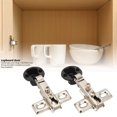 thumbnail image 3 of 50 Soft Close Hinges for Kitchen Cabinets Hidden Self Closing Cabinet Hinges, 3 Way Adjustability, Cold Rolled Steel Plate, 3 of 8