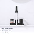 thumbnail image 2 of Fithood 2 Handles Bathroom Sink Faucet, Matt Black Centerset RV Bathroom Faucets for 3 Hole, 2 of 5