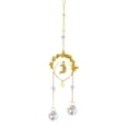 thumbnail image 2 of Wind Chime Crystal Catcher Piedra Natural Estrella Luna Prisma Ornamento (Amarillo) Wdftyju Para estrenar, 2 of 8