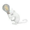 thumbnail image 2 of Mouse Lamp, Creative Decoration Animal Lamp 110-220V Soft Lighting Lifelike Image  For Living Room White EU Plug, 2 of 8