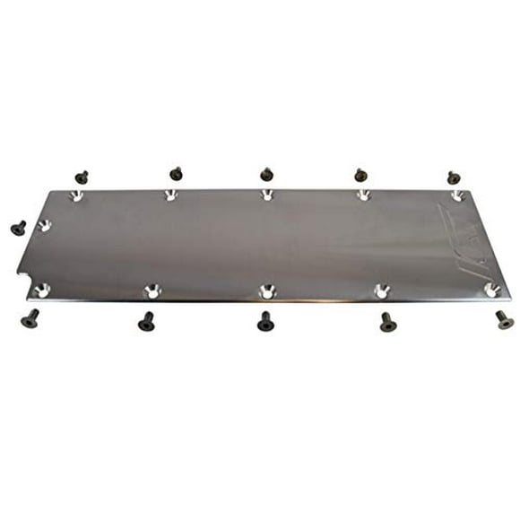 ICT Billet LS Gen 4 Valley Pan Cover Plate Low Profile Carb Lifter LSX LS3 DOD Billet Aluminum Engine Lifter Area Oil Cover Compatible with Chevy Gen IV 551646
