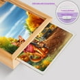 thumbnail image 4 of Goodbye Summer Abyssinian Hello Fall Time for School Acrylic Plaque with Wood Photo Frame Box Cat Lover Kitten Owner Gifts Light Box - 02014, 4 of 5