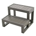 thumbnail image 4 of NAIZEA Universal 2 Slip-Resistant Spa & Hot Tub Steps, Outdoor Steps Hot Tub Stairs Above Ground Pool Steps Patio Steps for Outdoor/Indoor, 23.6"W x 16.9"H,Gray, 4 of 10