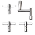 thumbnail image 1 of Labymos Drum Key Universal Drum Tuning Key Percussion Hardware Tool 1pc Z Type Rack Drum Spanner + 3pcs T Type Rack Drum Wrench Musical Instrument Accessories, 1 of 8