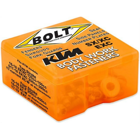 Bolt Motorcycle Accessories fits KTM™-16SXC17EXC Full Plastic Fastener Kit