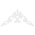 thumbnail image 2 of Ekena Millwork 72"W x 36"H x 1"P (12/12) Pitch Kendall Architectural Grade PVC Gable Pediment, 2 of 5