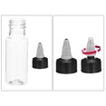 thumbnail image 4 of Uxcell 6Pcs 0.6oz/20ml Botellas Exprimibles, Botellas Dispensadoras Transparentes con Tapas de Rosca, Botella Plástica para Ketchup, Mostaza y Manualidades, 4 of 6