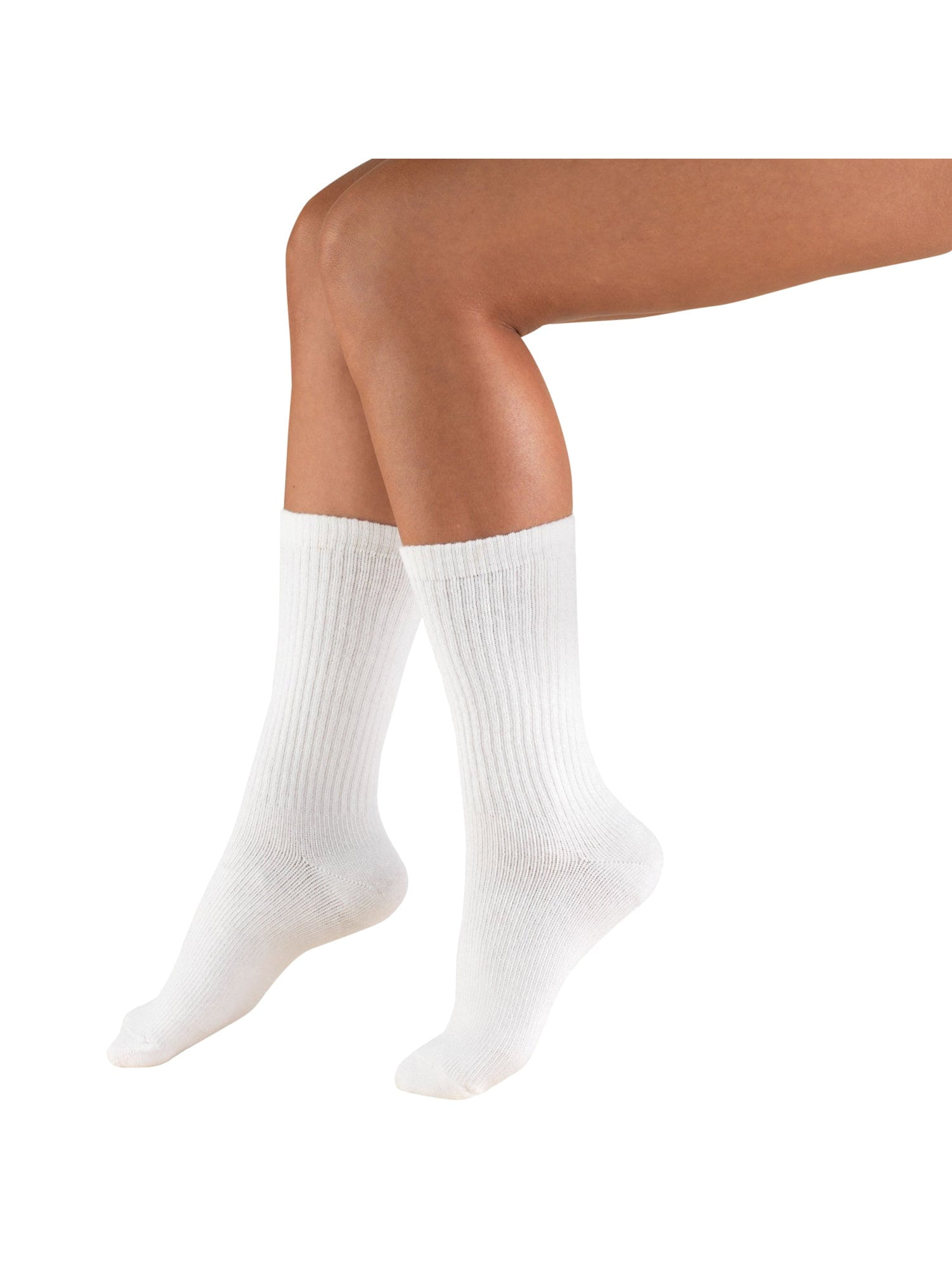 Truform TruSoft Unisex Diabetic Socks - Seamless Classic Crew Socks