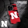 thumbnail image 2 of Nebraska Huskers HD Phone Case Compatible with MagSafe Apple iPhone 13 Pro (Paint Stripe) by Affinity Bands, 2 of 4