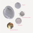 thumbnail image 6 of Durable Round Prevent Pest Stainless Steel Exterior Wall Air Vent Vents Cover Ducting Ventilation Grilles Air Circulation 120MM, 6 of 8