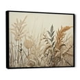 thumbnail image 2 of Designart "Serene Botanical Minimalism In Beige" Plants Floater Framed Canvas Art Print, 2 of 5